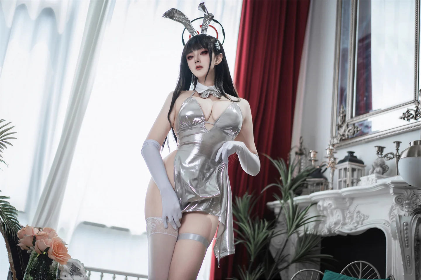 Natsuko_夏夏子_No_085_蔚蓝档案·调月莉音_银礼服_72P,1V_714MB tg@simisebaisi 【丝足阁】013.webp